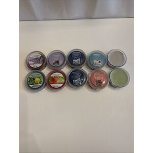 Yankee Candle Scenterpiece Wax Melt Cups 10 Lot Mixed Scents New 2 No Cap